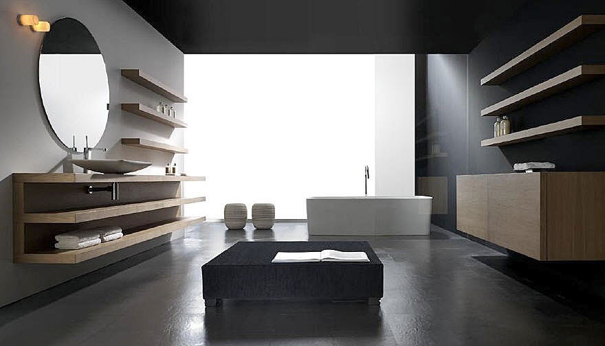 muebles minimalista para cuarto de baño
