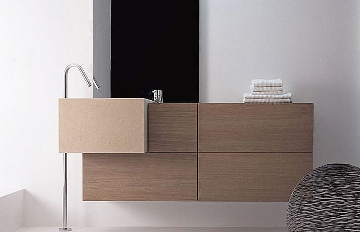 mueble minimalista cuarto de baño